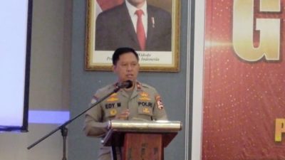 Brigadir Jenderal Polisi Edy Murbowo Membuka Pelatihan Satpam Gada Utama PT. Khatulistiwa  Media Utama Sakti di Batam