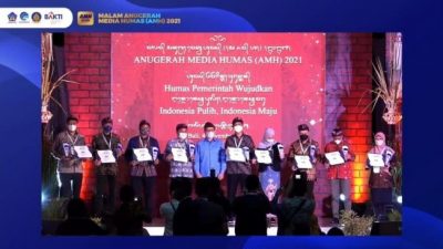 Kementerian Ketenagakerjaan Meraih Anugerah Media Humas 2021