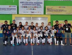 Tim Futsal Internova Ketapang Kalahkan Tim Kalbar United Pada Laga Perdana Liga Nusantara (LINUS) Futsal Putri Kalbar 2022