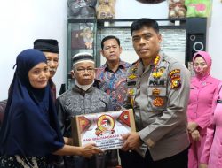 Sempena Hari Bhayangkara ke 76, Tim Polda Riau Kunjungi Keluarga Jurnalis Mitra