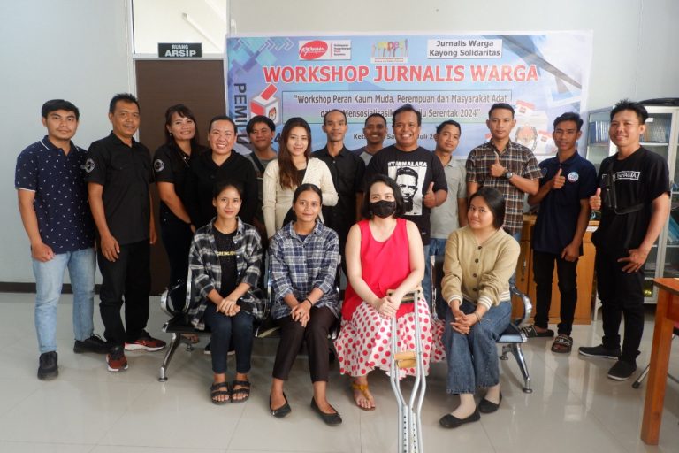 JWKS Laksanakan Kegiatan Workshop dengan Tema Peran Kaum Muda, Perempuan dan Masyarakat Adat dalam Mensosialisasikan Pemilu Serentak 2024