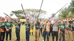 Wabup Beserta Sekda Ketapang Hadiri Pembukaan Kejuaraan Lomba Sumpit Dandim Cup HUT TNI Ke-77