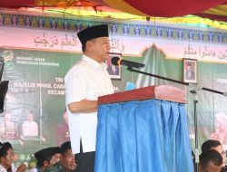 Pj Bupati Hadiri Pengajian Akbar pengajian Triwulan Majelis Wakil Cabang Nahdlatul Ulama Kecamatan Lubai