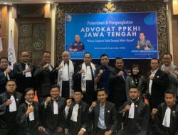 Perkumpulan Pengacara Dan Konsultan Hukum Indonesia (PPKHI) Jateng Selenggarakan Pelantikan Dan Pengangkatan Advokat