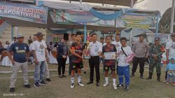 PT.PPA dan Camat Tanjung Agung support Turnamen Sepak bola Piala Gubernur Sumsel Cup Zona Empat (IV)yang Resmi ditutup oleh Camat Lawang kidul.