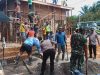 Sambut Maulid Nabi, Polsek Tapung Hilir Mengadakan Kegiatan Gotong Royong Pembangunan Musholla