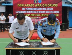 Deklarasi Perang Melawan Narkoba ( War On Drugs ) Dan Penandatanganan MOU Dengan BNN Kota Dumai