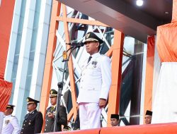 Wakil Bupati Ketapang Jadi Inspektur Upacara Penurunan Bendera Peringatan HUT Ke-78 Kemerdekaan Republik Indonesia
