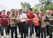 Peresmian Jalan untuk masyarakat Desa Lingga dengan memanfaatkan Produk FABA PLN Nusantara Power UPK Bukit Asam