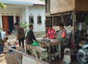 Kopda Edwar Siregar Aktif Turun lansung Dalam Kegiatan Masyarakat Desa Binaan nya.